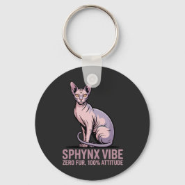 Chaveiro Sphynx Cat Vibe Under Sunlight Art