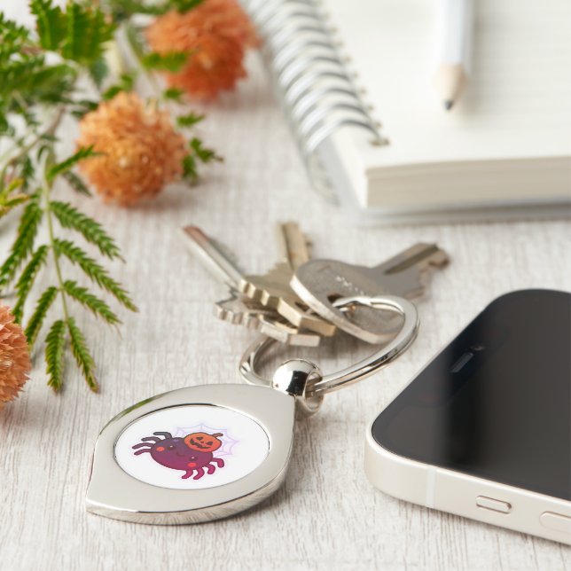 Chaveiro Spider de Dia das Bruxas de Kawaii, Cute Cute (Lateral)