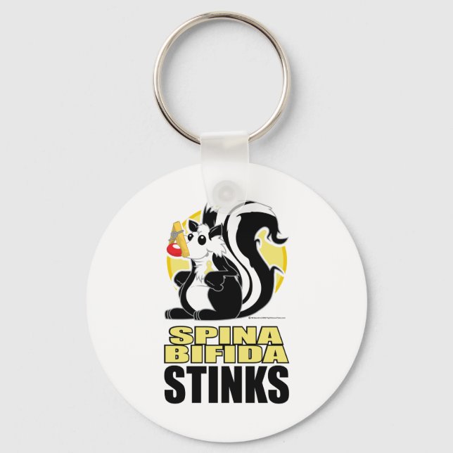 Chaveiro Spina Bifida Stinks (Frente)