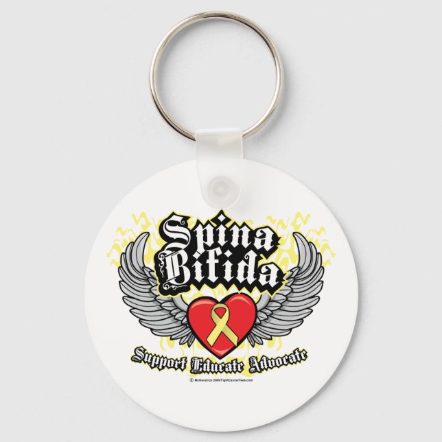 Chaveiro Spina Bifida Wings (Frente)