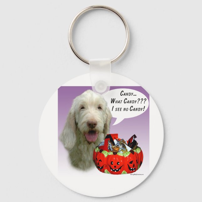 Chaveiro Spinone Italiano Halloween Candy (Frente)