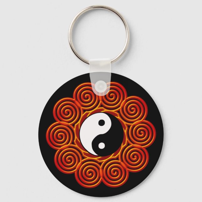 Chaveiro Spiral Yin Yang Sun (Frente)