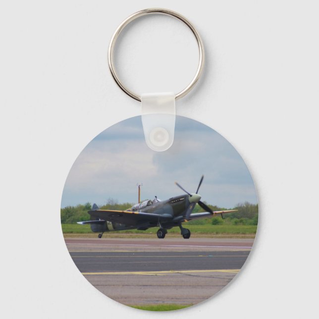 Chaveiro Spitfire Após Aterrissagem (Frente)