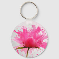 Splatter de pintura do Abstrato do ventilador rosa