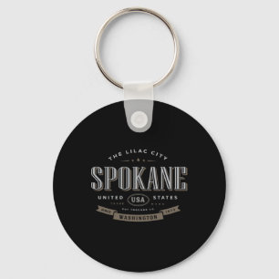 Chaveiro Spokane Wa Washington A Cidade Lilás Souv de Féria