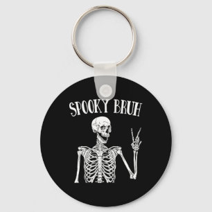 Chaveiro Spooky Bruh Skeleton Spooky Vibe Halloween Tee for