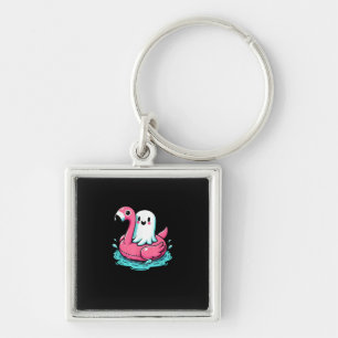 Chaveiro Spooky Flamingo Funny Spooky Verão
