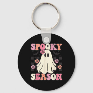 Chaveiro Spooky Season Halloween Ghost Costume Retro Groovy