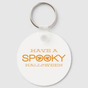 Chaveiro Spooky Typography Halloween Keychain
