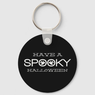 Chaveiro Spooky Typography Halloween Keychain