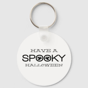 Chaveiro Spooky Typography Halloween Keychain