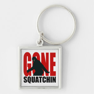 Chaveiro Squatchin ido (vermelho & preto)