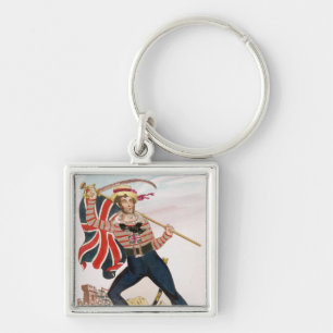 Chaveiro Sr. E.F. Saville como 'Union Jack