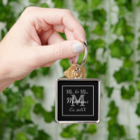 Sr. Elegante e Sra. Monograma Black