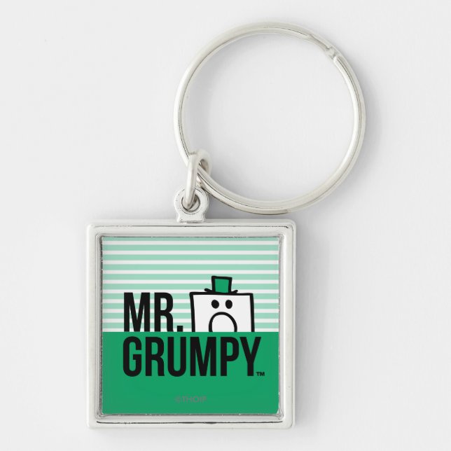 Chaveiro Sr. Grumpy | Nome Sobre A Cabeça De Pequim (Frente)