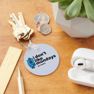 Chaveiro Sr. Mal-humorado Fazer Não Como segunda-feira