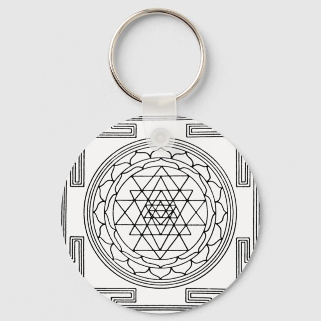 Chaveiro Sri Yantra Mandala (Frente)