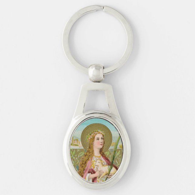 Chaveiro St. Agnes de Roma (AC 01) (Frente)