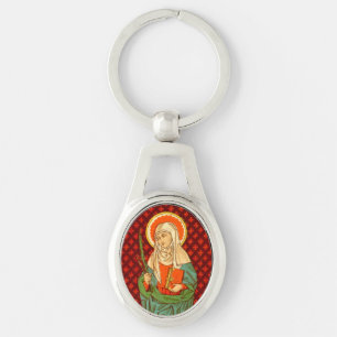 Chaveiro St. Apolônia (VVP 001) Amuleto Oval