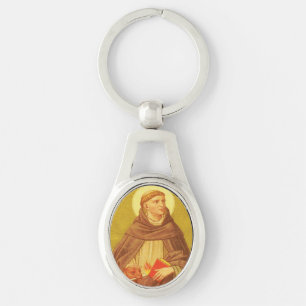 Chaveiro St. Domingos de Gusmão (PM 02) Oval Metálico