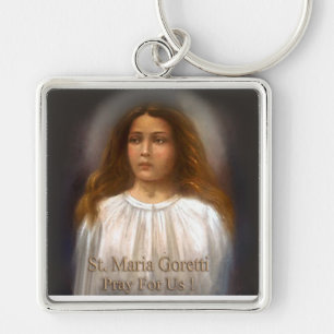 Chaveiro St. Maria Goretti, mártir para a pureza,