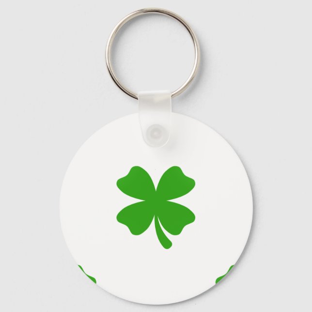 Chaveiro st patricks clover emoji (Frente)