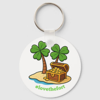 Chaveiro St. Patrick's Day Tropical Island Keychain