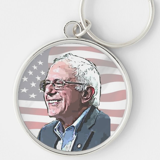 Chaveiro Stand by Bernie Sanders Policy Key Chain (Frente)
