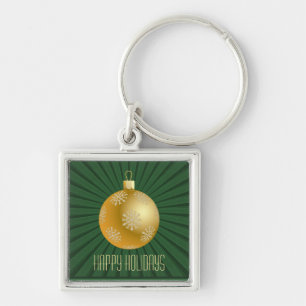 Chaveiro Starburst Stripes Ornament Chaveiro, Verde