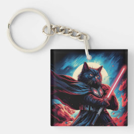 Chaveiro Stardust Samurai | Guerreiro de Gato Cósmico