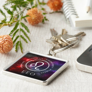 Chaveiro Starfield Leo Lion Western Zodiac