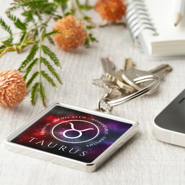 Chaveiro Starfield Taurus Bull Western Zodiac (Lateral)