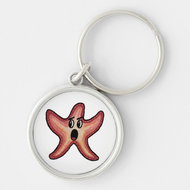 Chaveiro Starfish Chocado (Frente)
