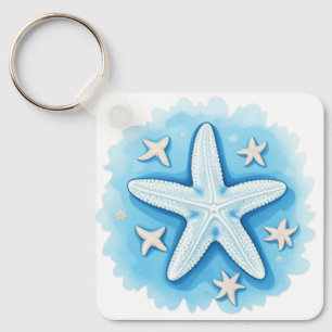 Chaveiro Starfish em azul