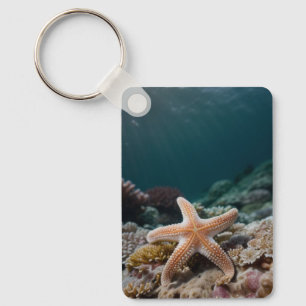 Chaveiro Starfish no mar profundo