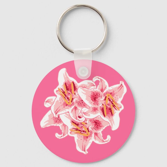 Chaveiro Stargazer Lily (Frente)