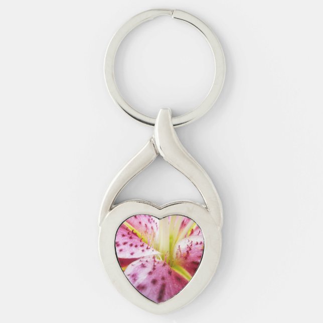 Chaveiro Stargazer Lily Bright Magenta Floral (Frente)