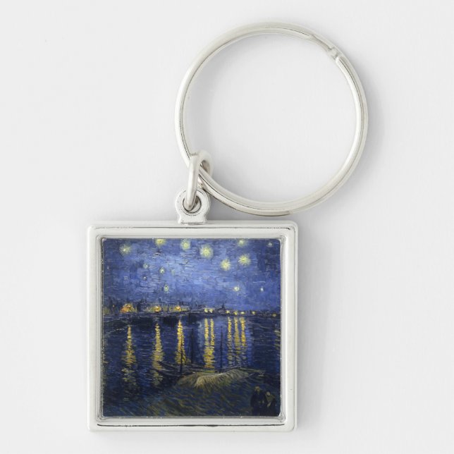 Chaveiro Starry Night Over the Rhône (Frente)