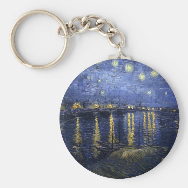 Chaveiro Starry Night Over the Rhone (Frente)