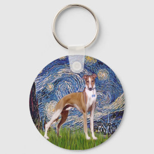 Chaveiro Starry Night - Whippet (stand)