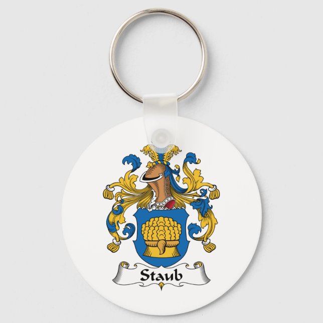 Chaveiro Staub Family Crest (Frente)