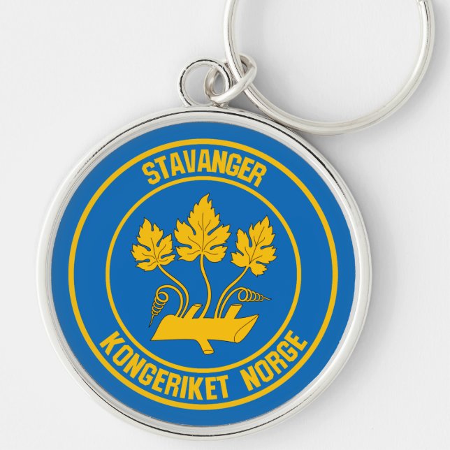 Chaveiro Stavanger Round Emblem (Frente)