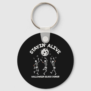 Chaveiro Stayin Halloween Vivo Skeleton Dancing Spooky Dis