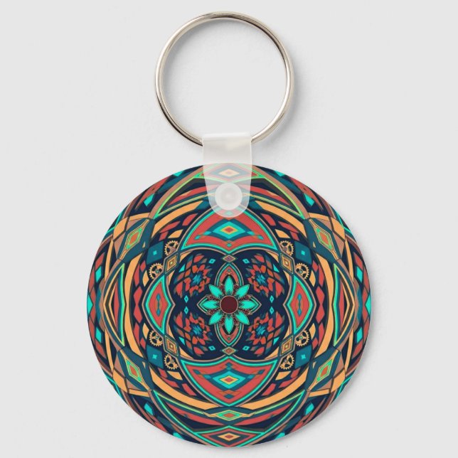Chaveiro Steampunk Tribal (Verso)