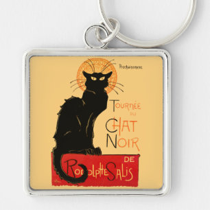 Chaveiro Steinlen Black Cat Classic French Trabalho de arte