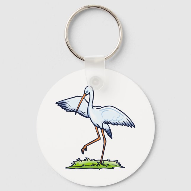 Chaveiro Steppy Stork (Frente)