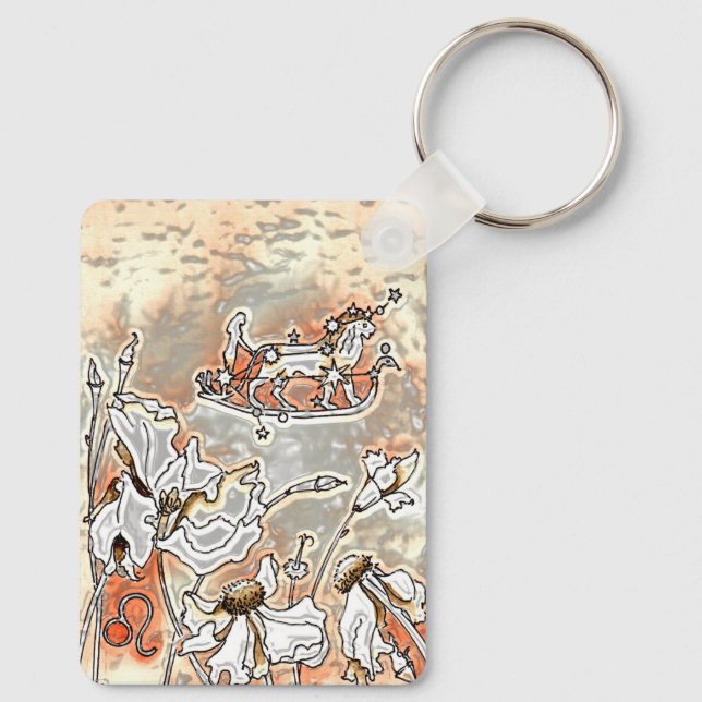 Chaveiro Sternzeichen Löwe Schlüsselanhänger (Verso)