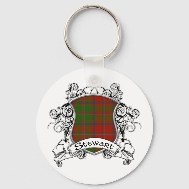 Chaveiro Stewart Tartan Shield (Frente)