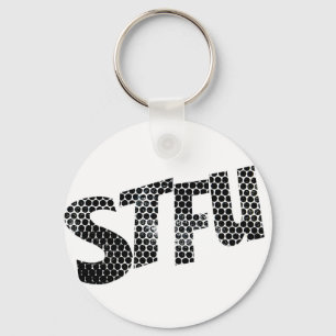 Chaveiro STFU (Preto & Branco)