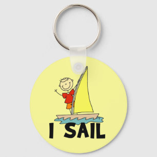 Chaveiro Stick Figure Boy I Sail